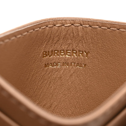 Burberry Lambskin Quilted Small Lola Card Holder Camel 6 of 7