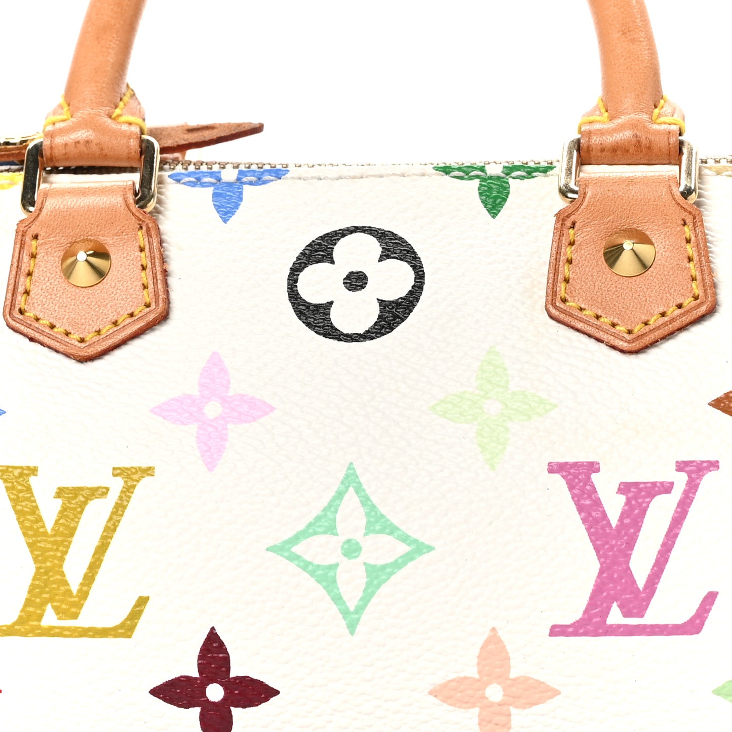 Monogram Multicolor Mini Sac HL Speedy White