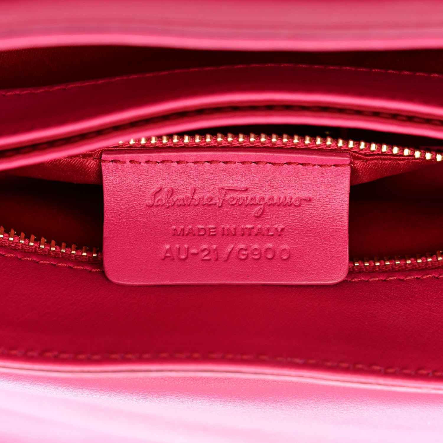 Salvatore Ferragamo Calfskin Quilted Lexi Shoulder Bag Pink 7 of 10