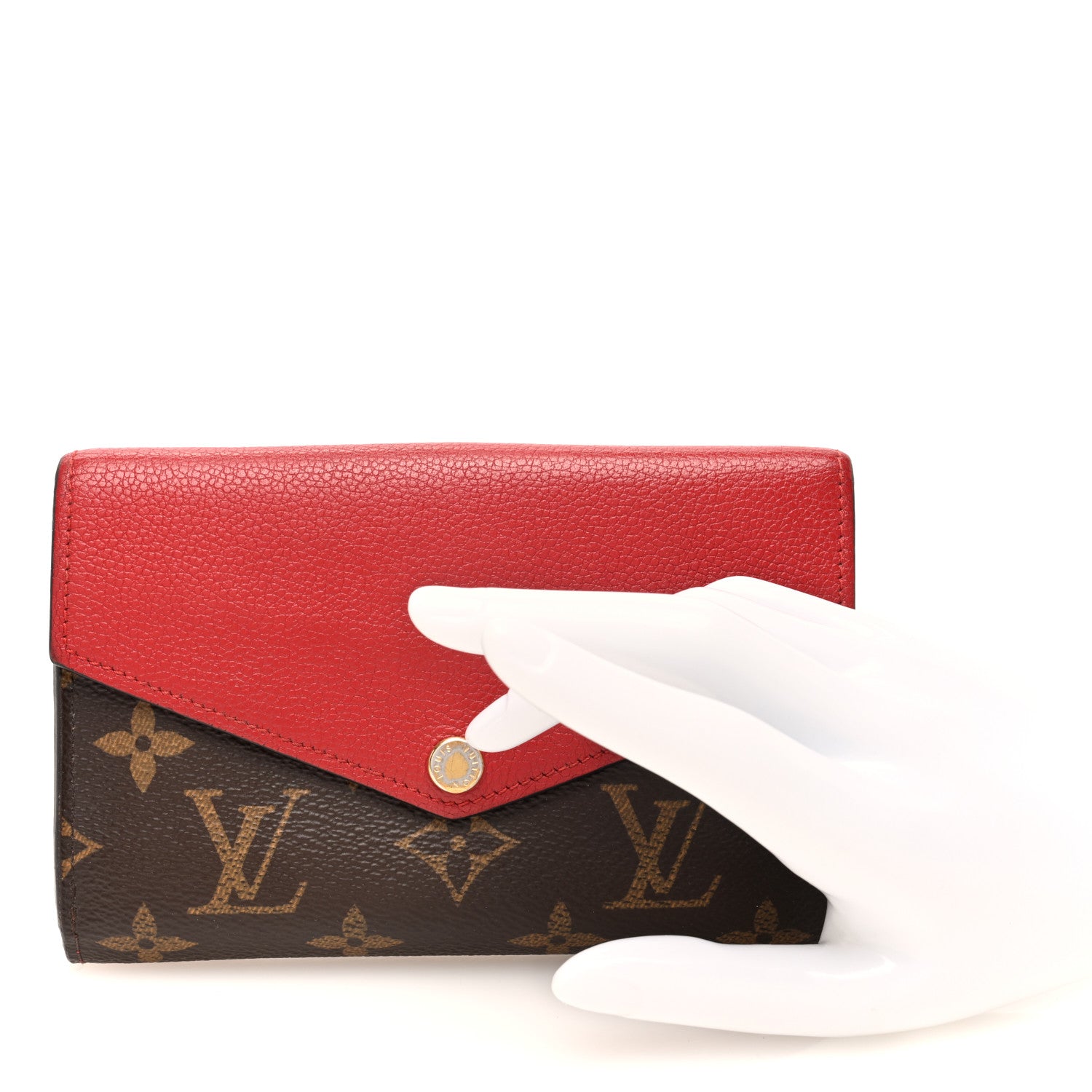 Louis Vuitton Monogram Pallas Compact Wallet Cherry 2 of 6
