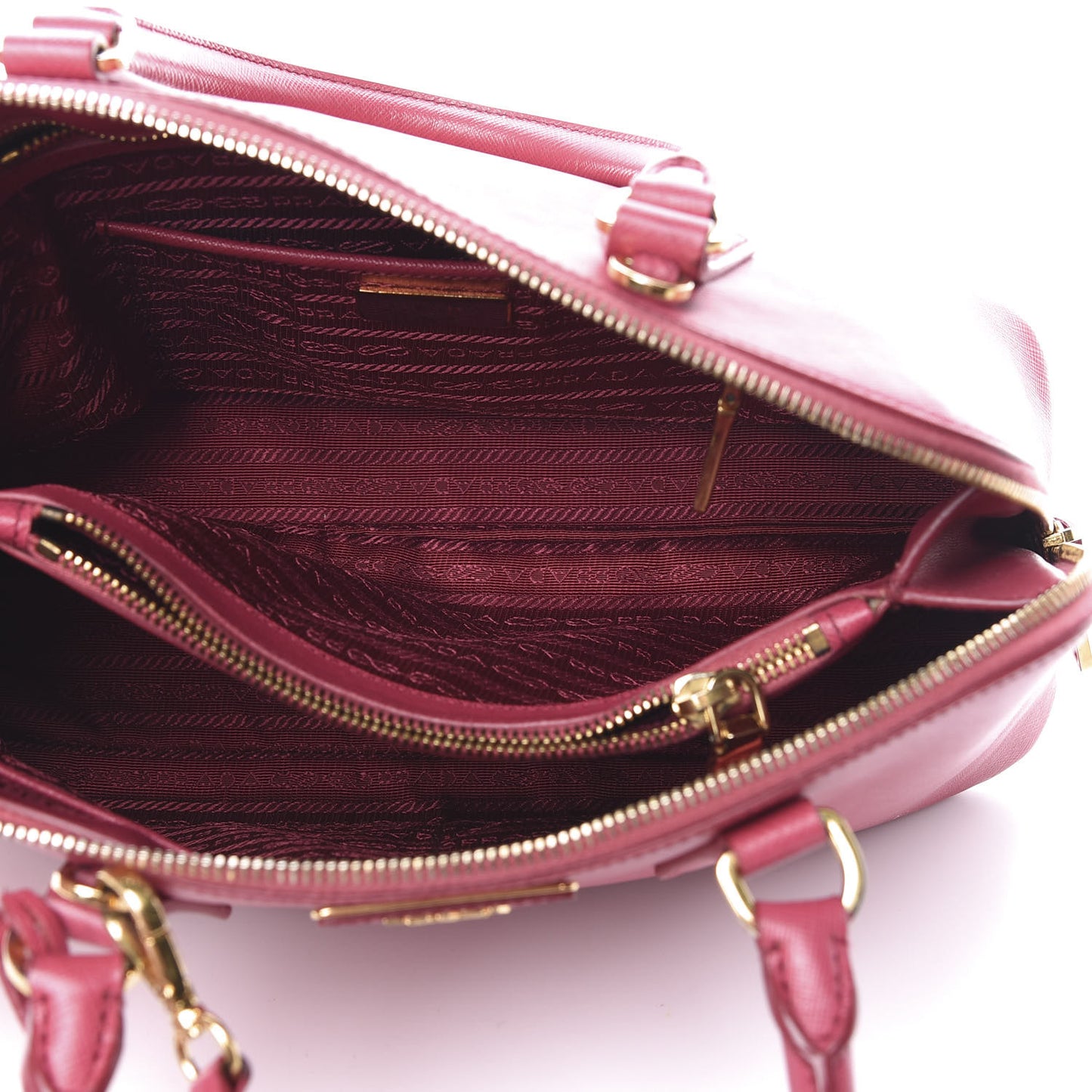 Saffiano Lux Medium Promenade Tote Peonia