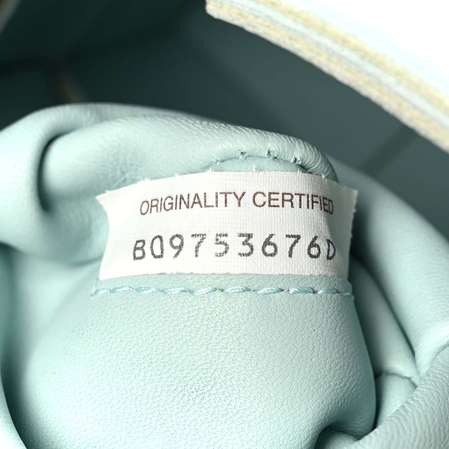Bottega Veneta Lambskin Maxi Intreccio Cassette Bag Teal Washed 8 of 11