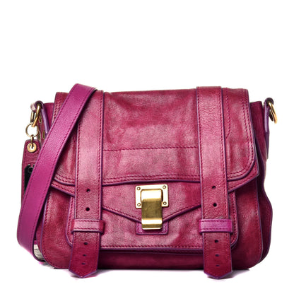 Proenza Schouler Lambskin PS1 Mini Bi-Color Pouch Messenger Bag 1 of 8
