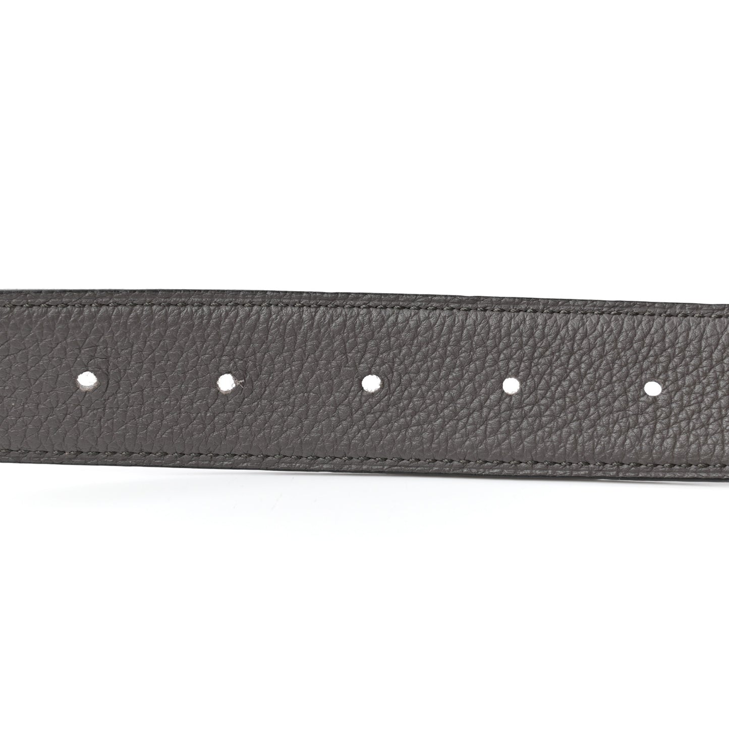Box Togo 32mm Guilloche H Belt 85 Black Etain