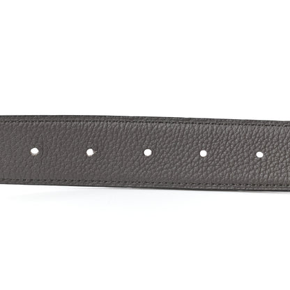 Hermes Box Togo 32mm Guilloche H Belt 85 Black Etain 3 of 5