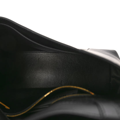 Balenciaga Semi Shiny Smooth Calfskin Small Downtown Shoulder Bag Black 5 of 8