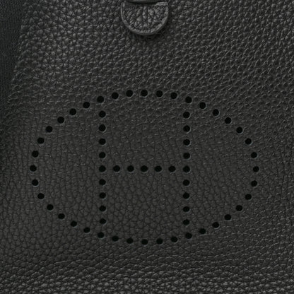 Hermes Taurillon Clemence Evelyne TPM Black 8 of 11