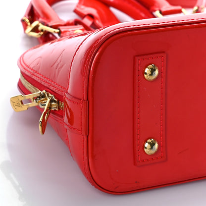 Louis Vuitton Vernis Alma BB Cherry 7 of 15