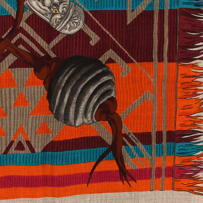Hermes Cashmere Silk Lujo Criollo Scarf 90 2 of 4