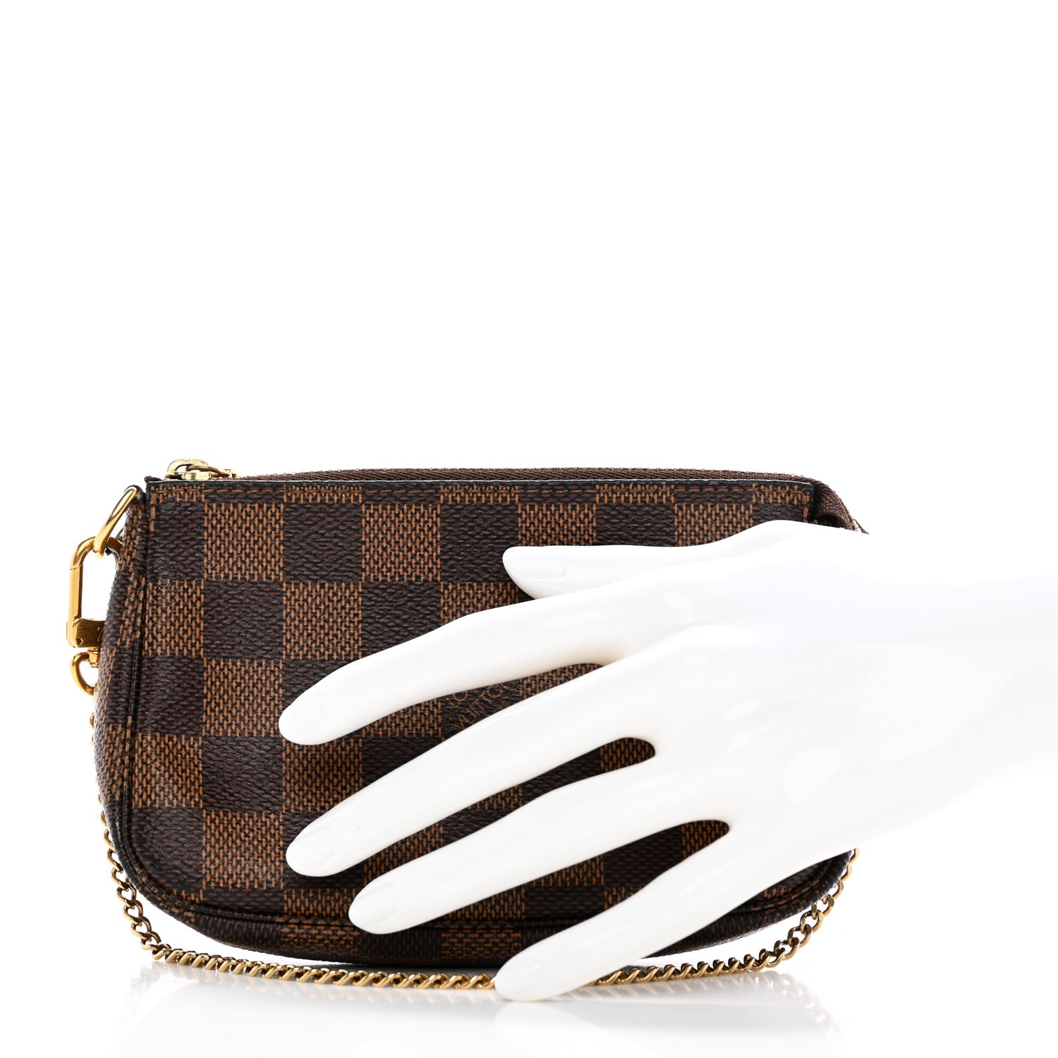Louis Vuitton Damier Ebene Mini Pochette Accessories 2 of 8