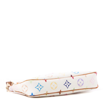 Louis Vuitton Monogram Multicolor Pochette Accessories White 3 of 7