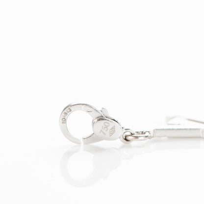 Louis Vuitton 18K White Gold LV Initiales Charm 3 of 4