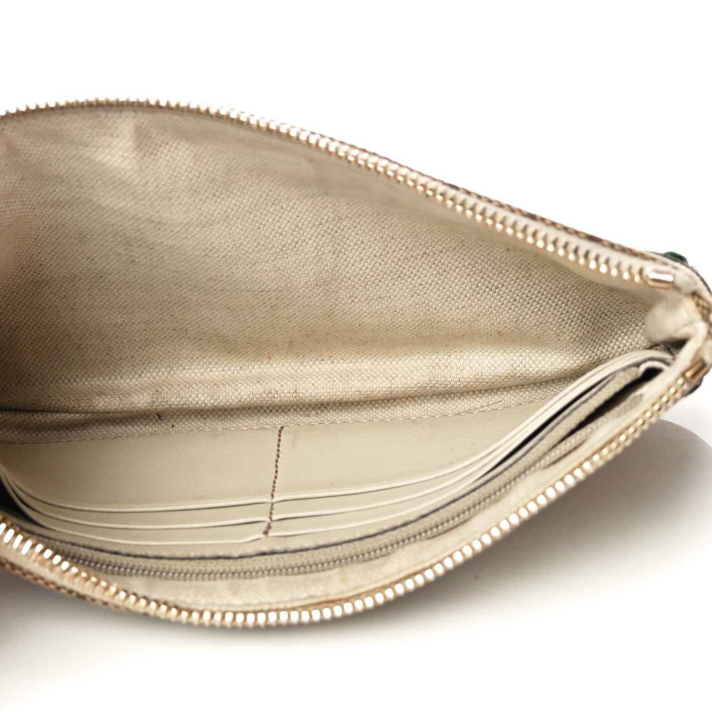 Monogram Mayfair Wristlet Off White