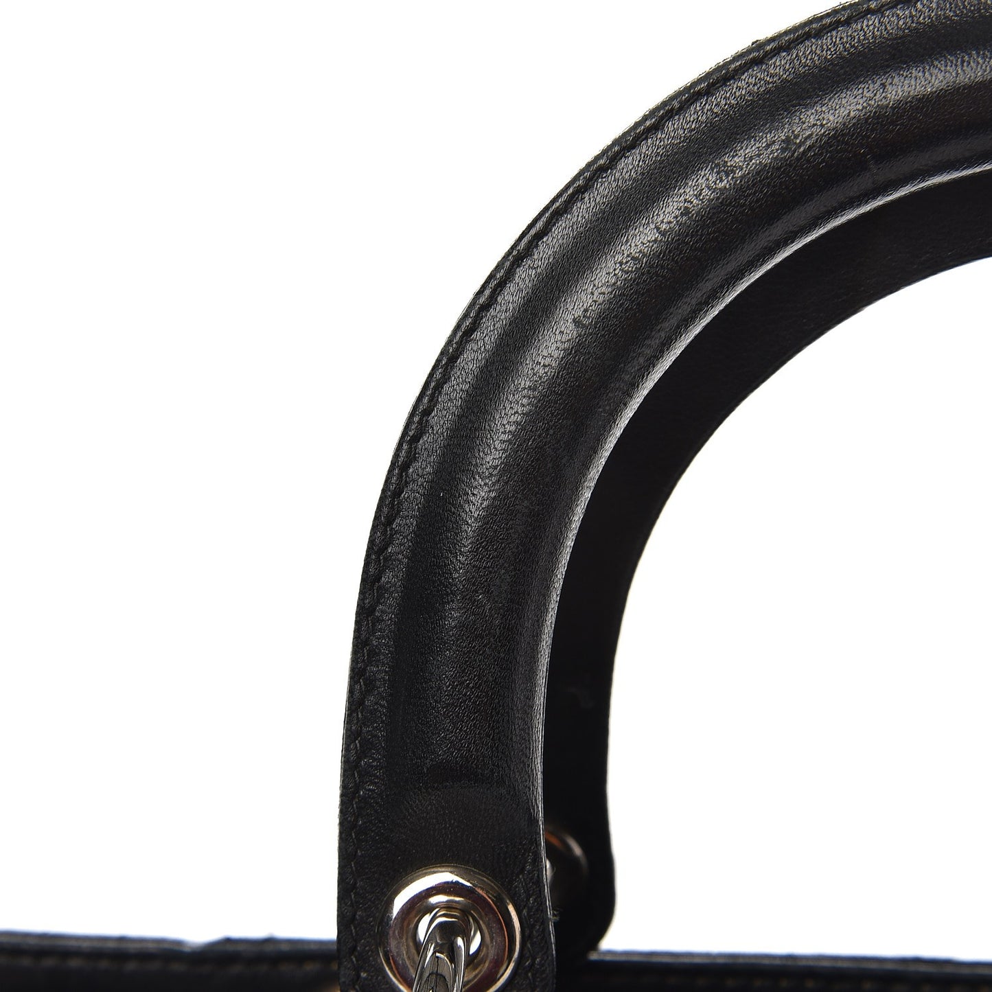 Lambskin Cannage Large Lady Dior Black