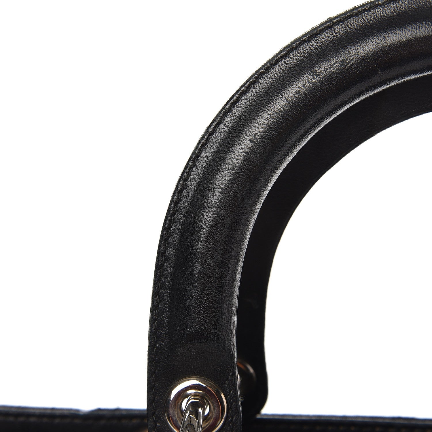 Christian Dior Lambskin Cannage Large Lady Dior Black 17 of 18