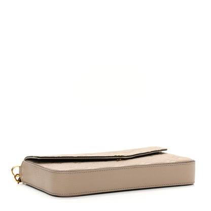 Louis Vuitton Empreinte Pochette Felicie Chain Wallet Tourterelle 5 of 9