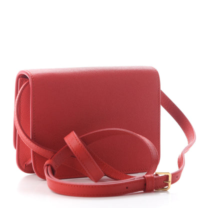 Burberry Grainy Calfskin Small TB Bag Bright Red 3 of 6