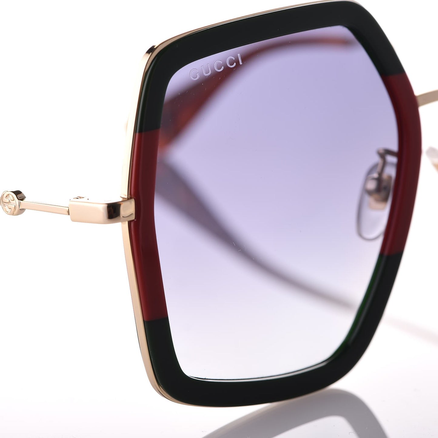 Square Frame Web GG0106S Sunglasses Tortoise