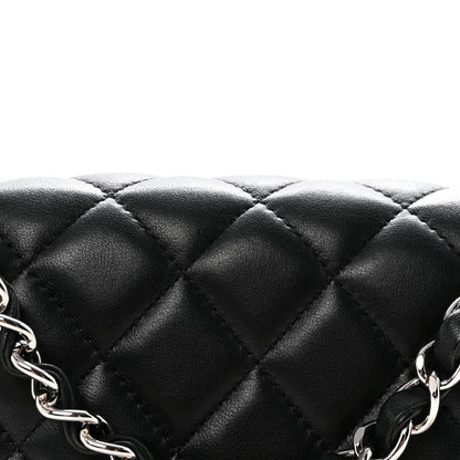 Chanel Lambskin Quilted Mini Rectangular Flap Black 8 of 10