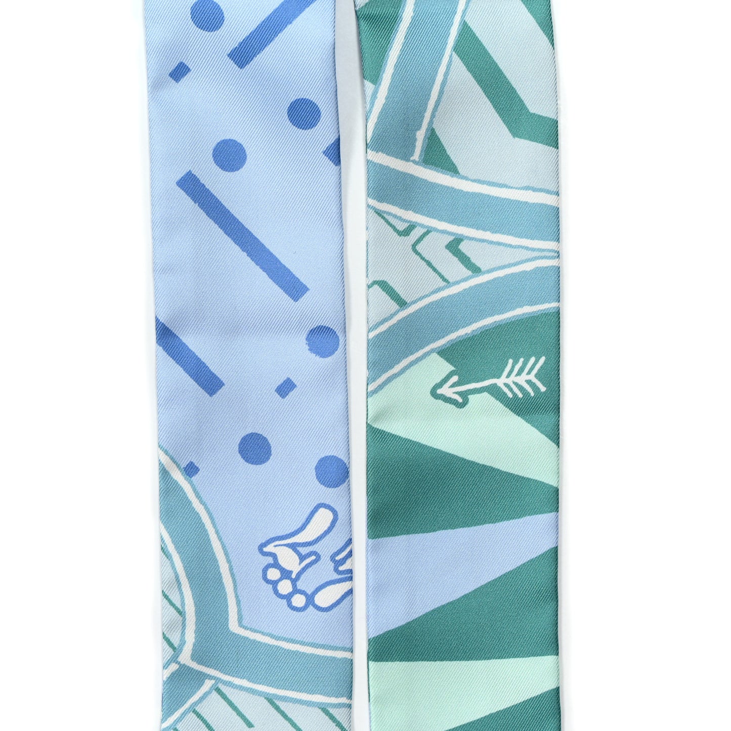 Silk Jeu De Soie Uniforme Twilly Aqua