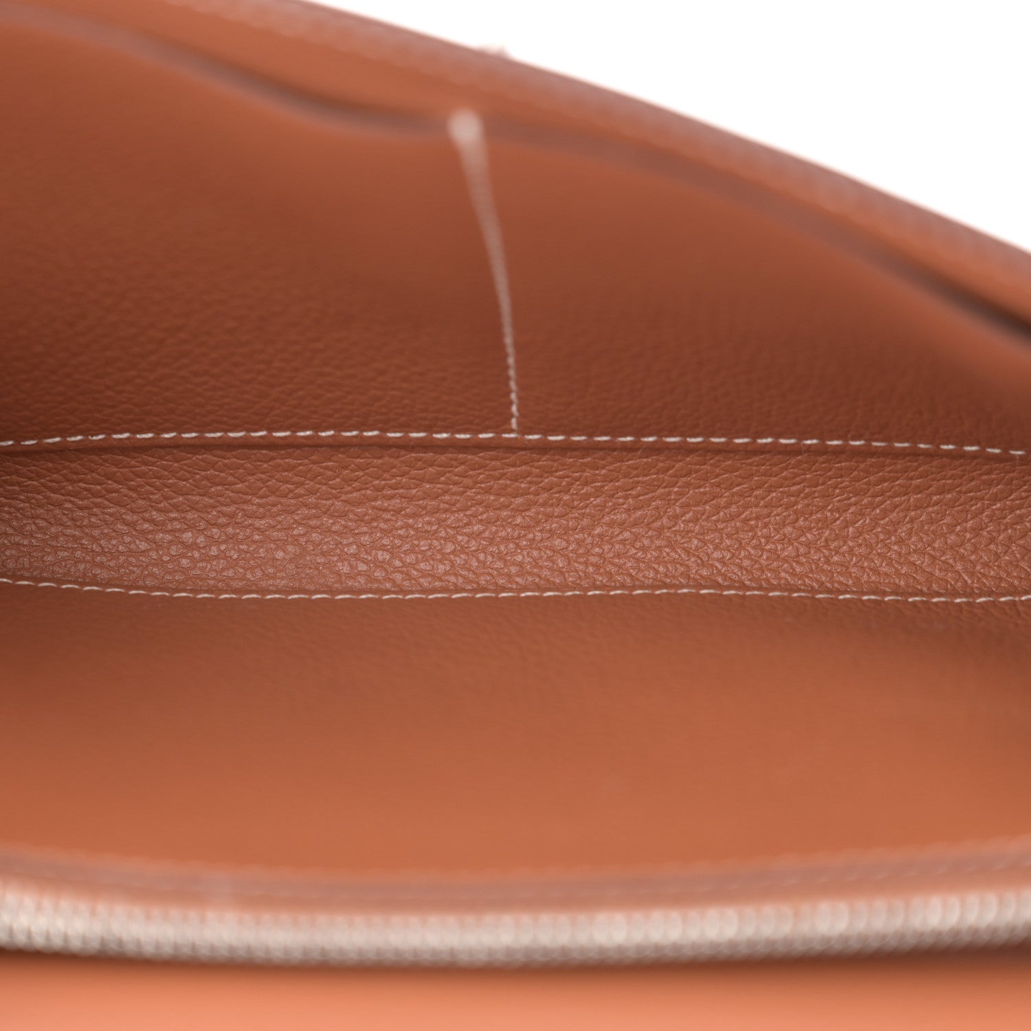 Hermes Evercolor Kelly Wallet To Go Gold 5 of 11