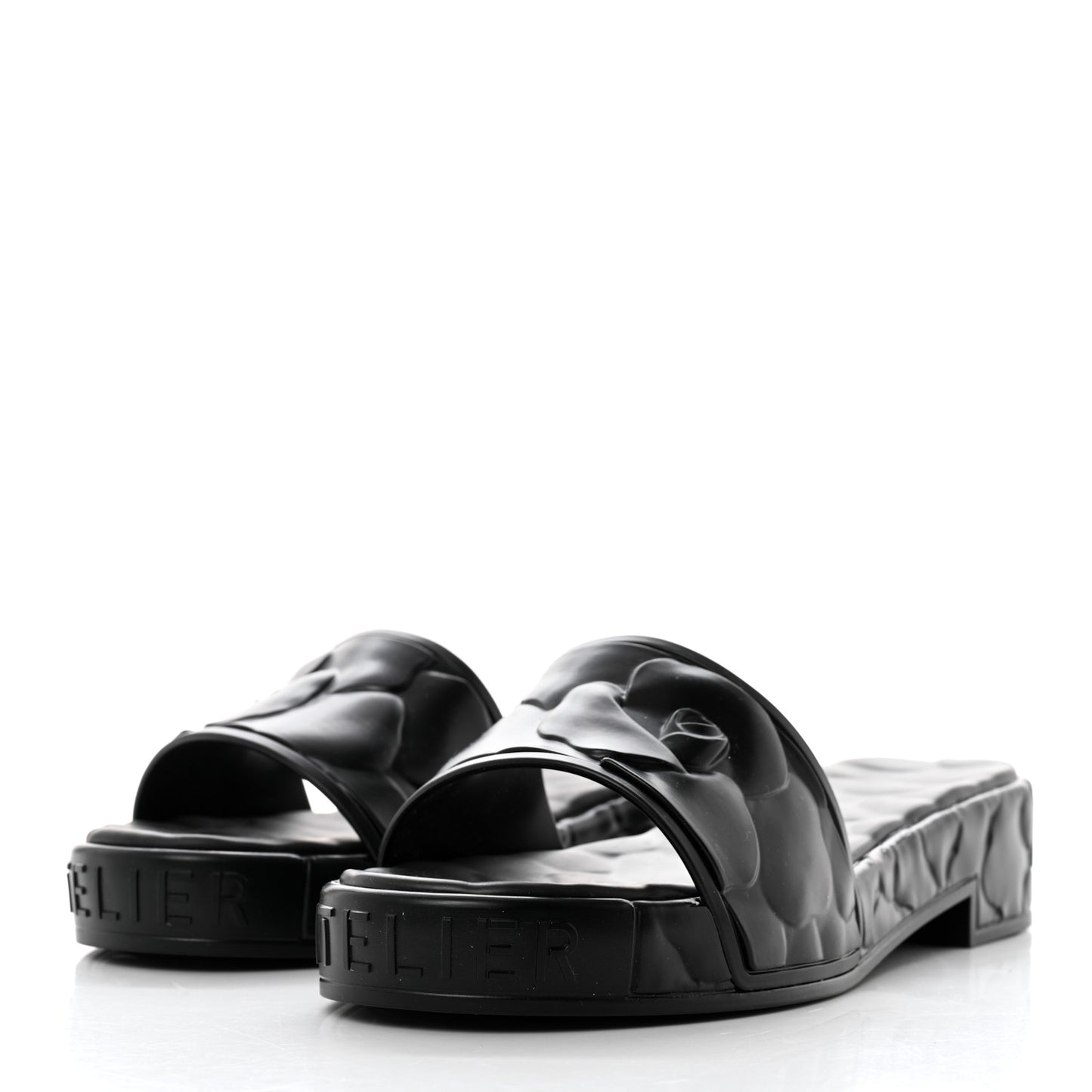 Rubber Atelier 03 Rose Edition 25/40mm Platform Slide Sandals 40 Black