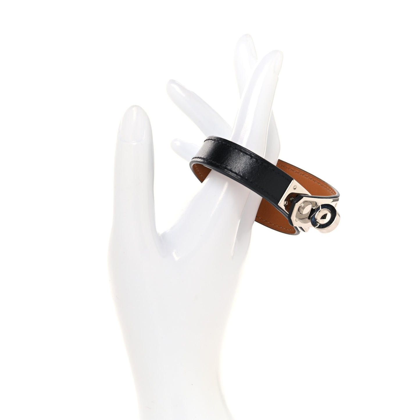 Box Mini Kelly Double Tour Bracelet Black