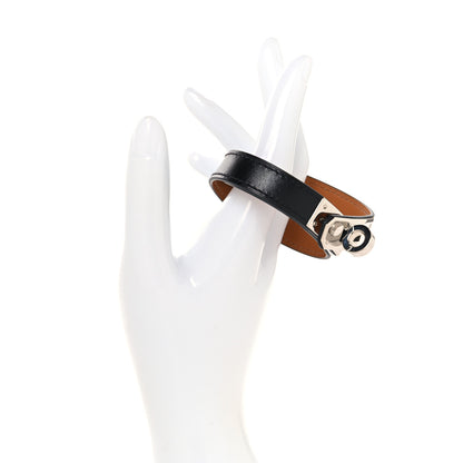 Hermes Box Mini Kelly Double Tour Bracelet Black 2 of 7