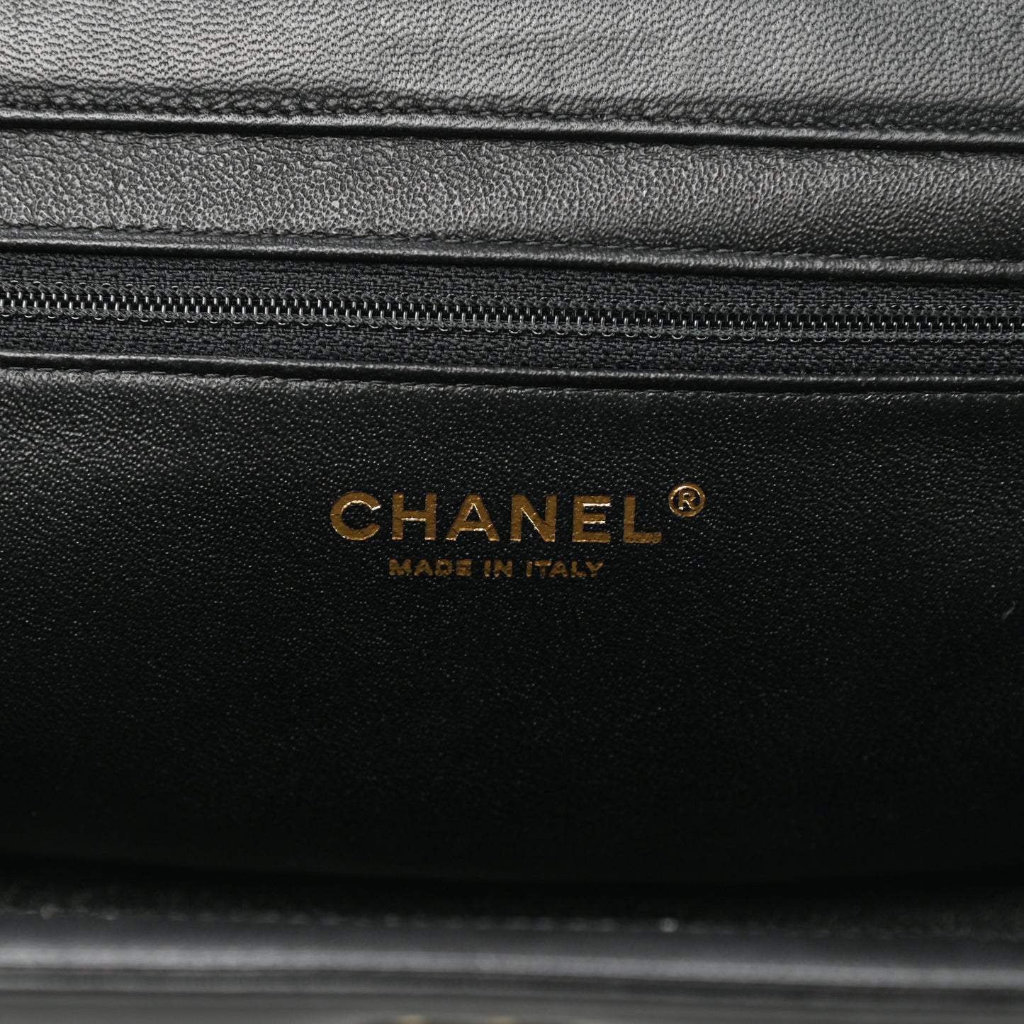 Calfskin Quilted Clutch Black