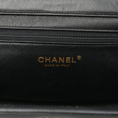 Chanel Calfskin Quilted Clutch Black 6 of 7
