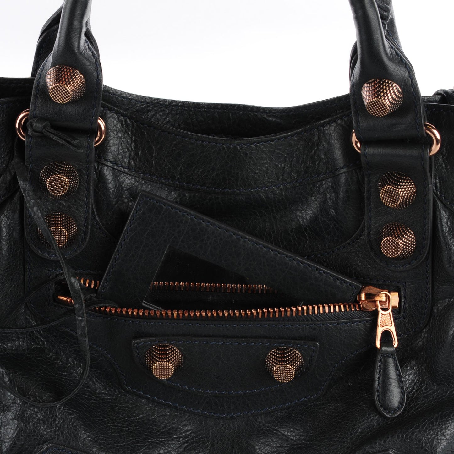 Agneau Giant 21 Rose Gold Hardware Velo Anthracite