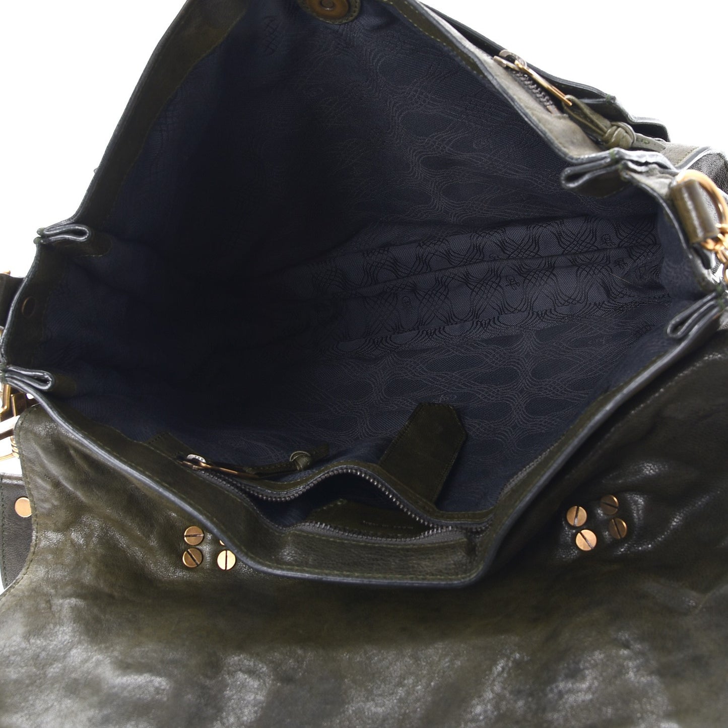 Lambskin Large PS1 Satchel Military
