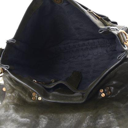 Proenza Schouler Lambskin Large PS1 Satchel Military 5 of 14