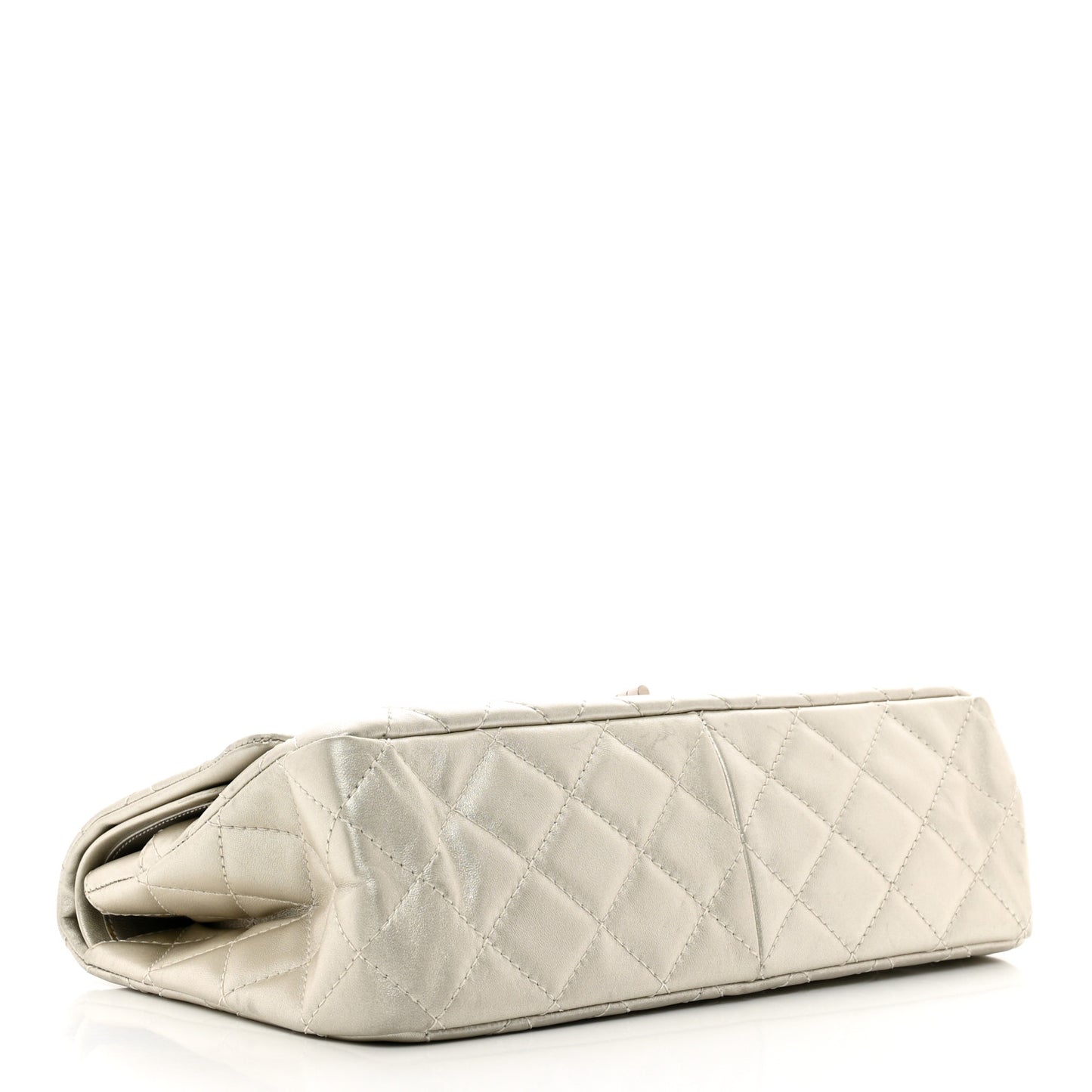 Metallic Lambskin Quilted 2.55 Reissue 226 Flap Pale Gold
