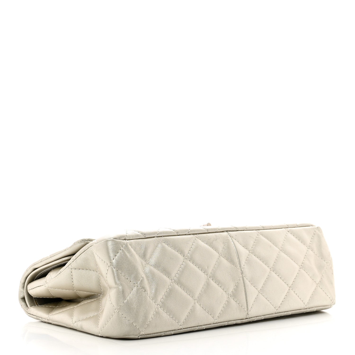 Chanel Metallic Lambskin Quilted 2.55 Reissue 226 Flap Pale Gold 4 of 12