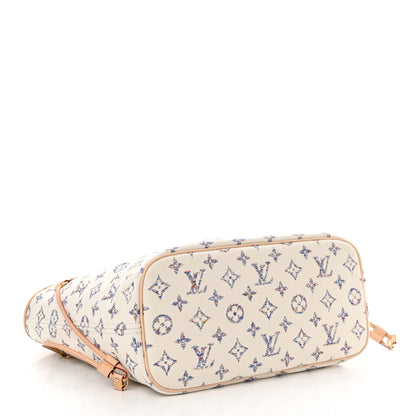 Louis Vuitton Monogram Jacquard Neverfull MM Multicolor Beige 5 of 10