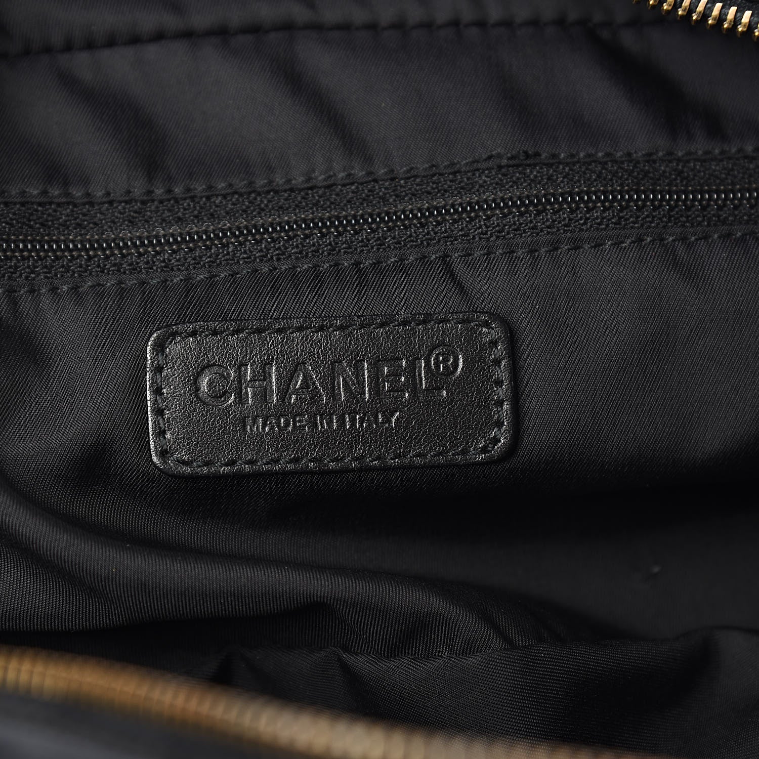 Chanel Nylon Travel Bowler Black 6 of 15