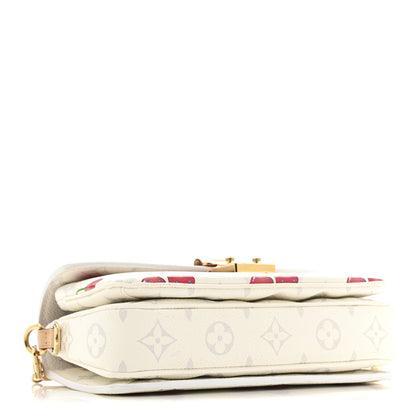 Louis Vuitton LV X TM Monogram Cerises Pochette Metis East West White 4 of 12