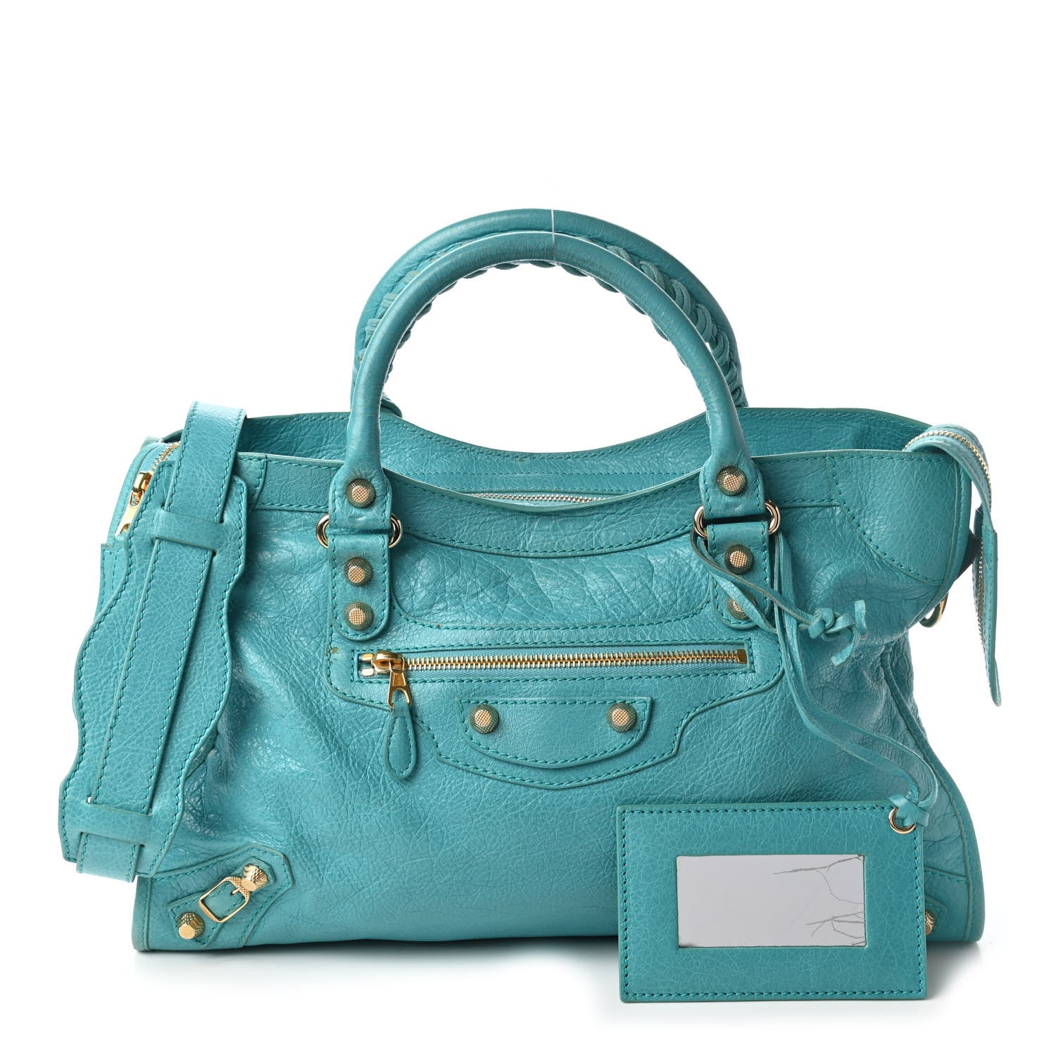 Balenciaga Agneau Giant 12 Gold Hardware City Bleu Tropical 1 of 10