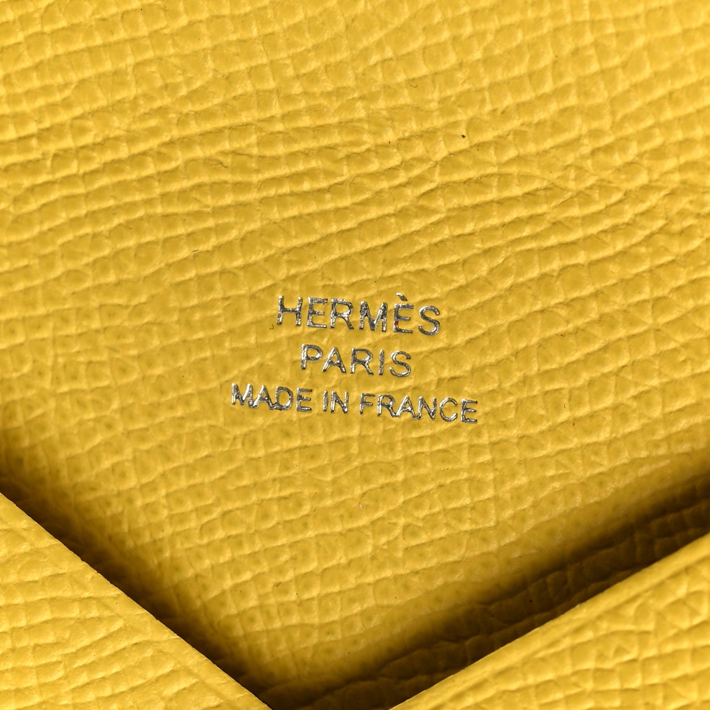 Epsom Calvi Duo Card Case Jaune De Naples