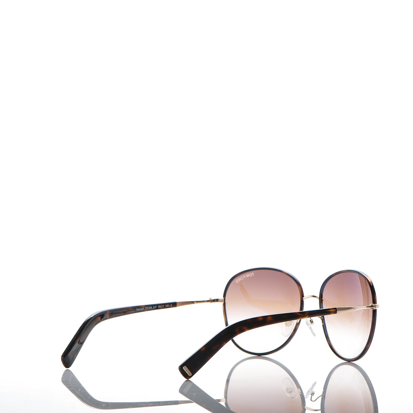 Acetate Georgia Sunglasses TF498 Tortoise