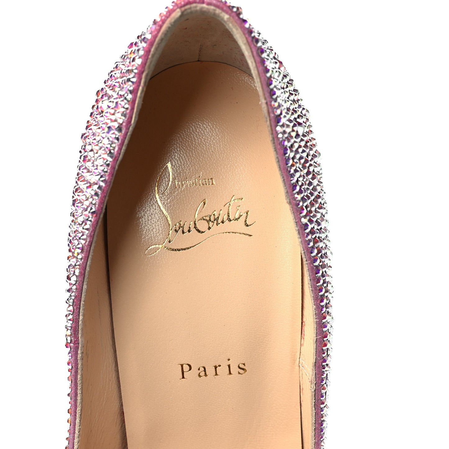 Suede Metallic Strass Lady Peep 150 Pumps 39 Aurora Borea