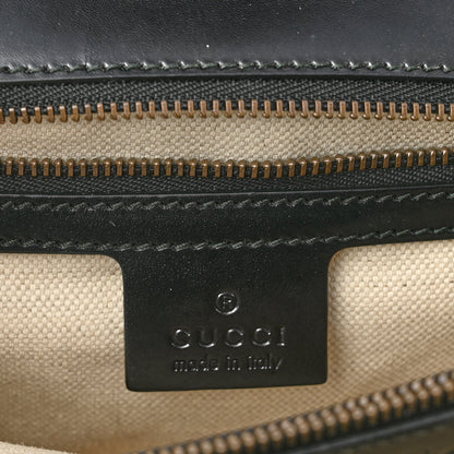 Gucci Knight Calfskin Medium GG Marmont Chain Handle Bag Black 5 of 9