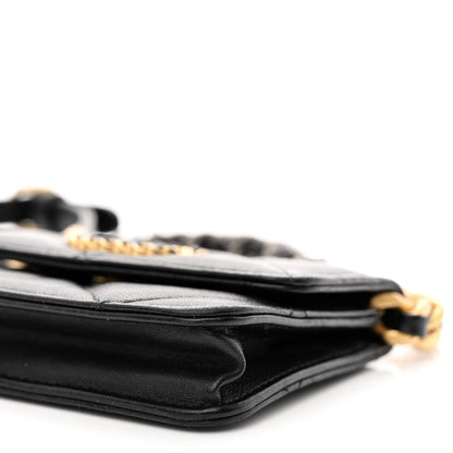 Chanel Lambskin Quilted Chanel 19 Flap Belt Bag Black 10 of 10