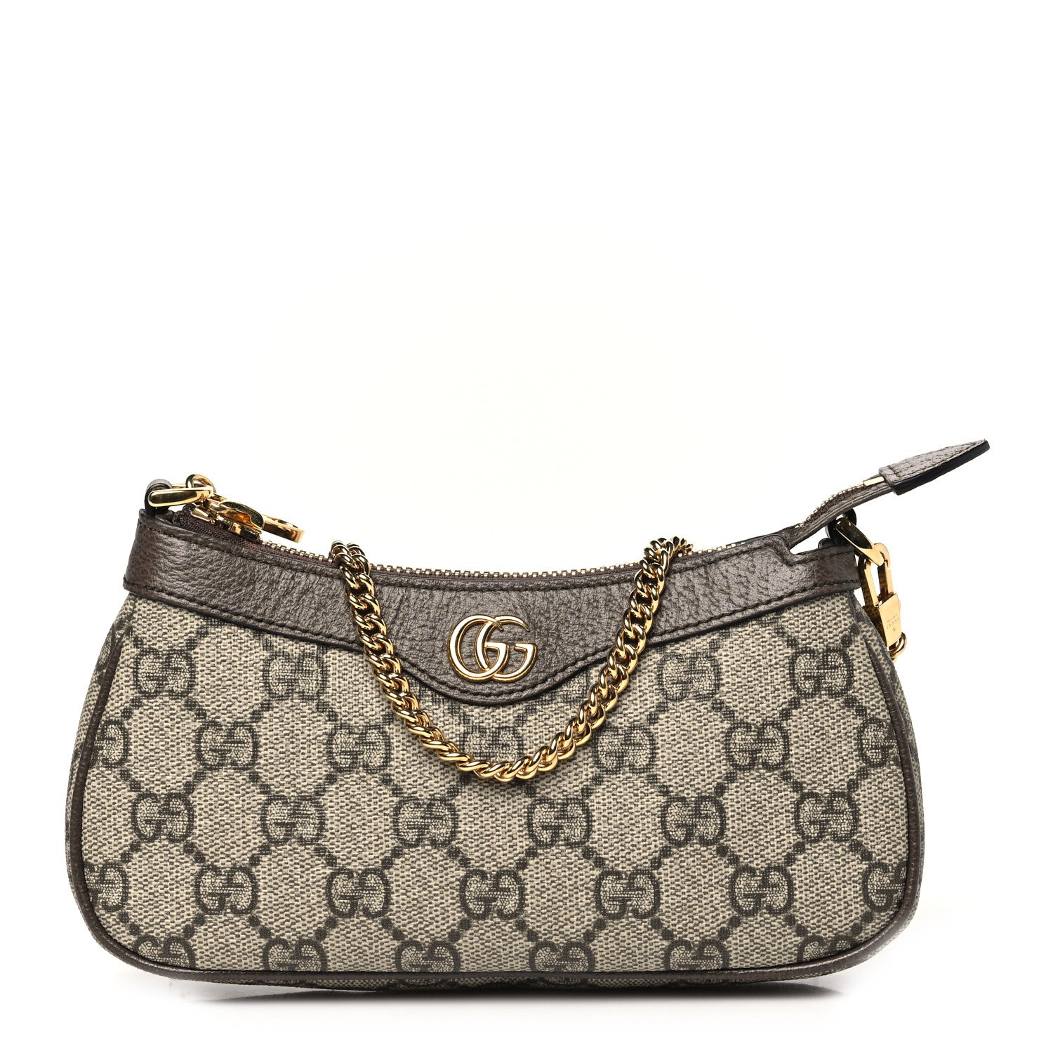 Gucci GG Supreme Monogram Textured Dollar Calfskin Mini Ophidia