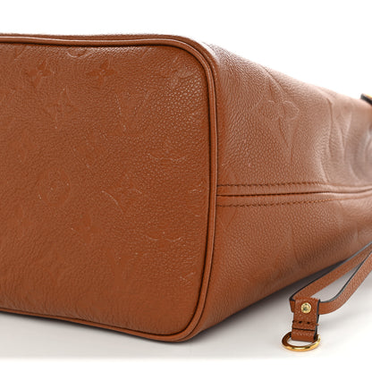 Louis Vuitton Empreinte Monogram Giant Neverfull MM Cognac 10 of 12