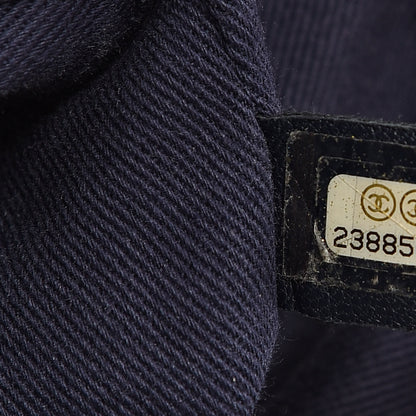 Chanel Denim Large Deauville Tote Blue 7 of 16