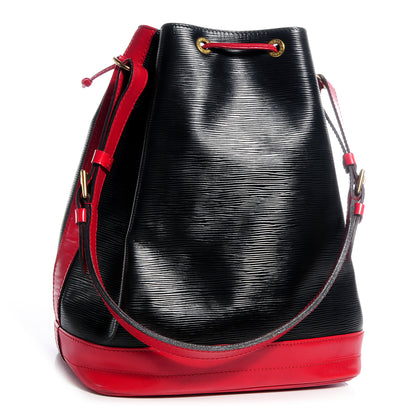 Louis Vuitton Epi Noe Noir Rouge 3 of 7
