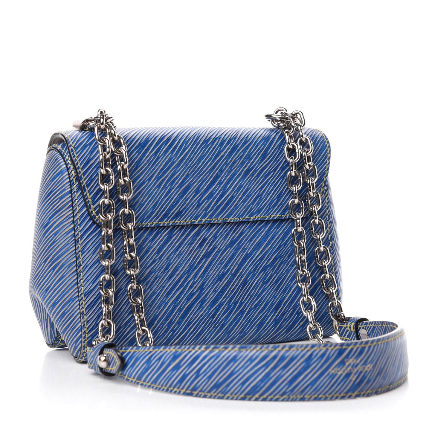Epi Twist Shoulder Bag PM Denim Light