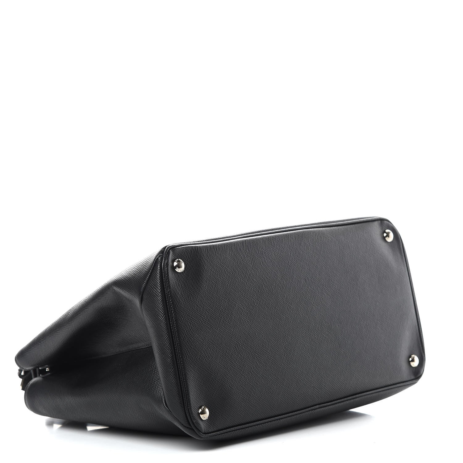 Prada Saffiano Cuir Twin Tote Black 4 of 12